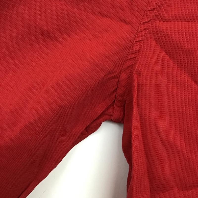 ラコステ LACOSTE シャツ、ブラウス 長袖 長袖シャツ 無地シャツ カラーシャツ ロゴ、文字 赤 / レッド / red メンズ USED 古着 中古 10159491