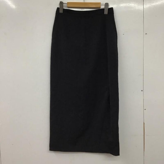 グリーンレーベルリラクシング green label relaxing スカート ロングスカート 3624-105-2342 スリット タイトスカート 38 無地 黒 / ブラック / black レディース USED 古着 中古 10159495