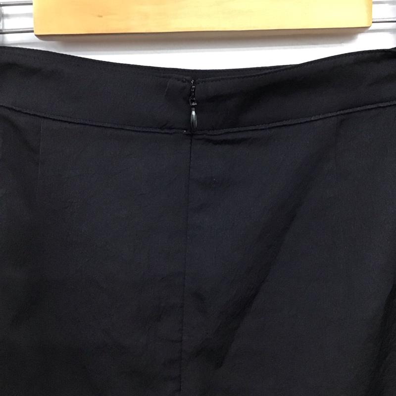 グリーンレーベルリラクシング green label relaxing スカート ロングスカート 3624-105-2342 スリット タイトスカート 38 無地 黒 / ブラック / black レディース USED 古着 中古 10159495