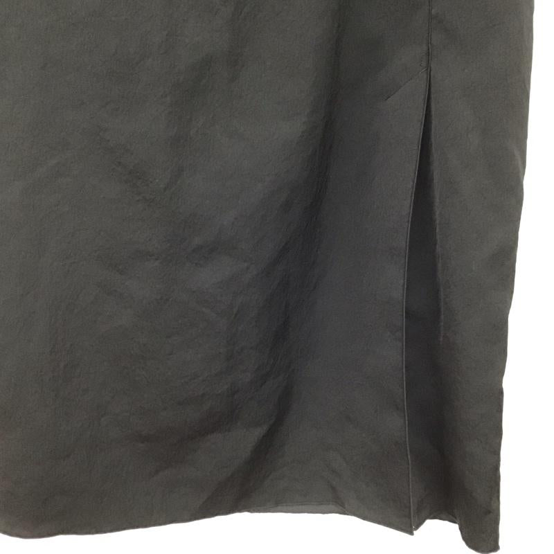 グリーンレーベルリラクシング green label relaxing スカート ロングスカート 3624-105-2342 スリット タイトスカート 38 無地 黒 / ブラック / black レディース USED 古着 中古 10159495