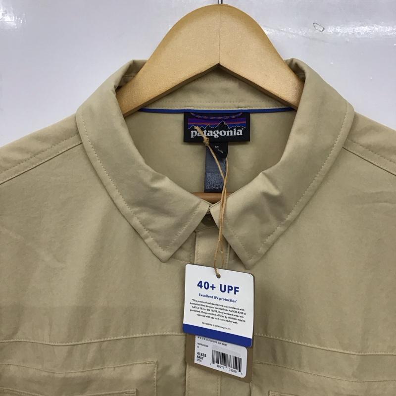パタゴニア patagonia シャツ、ブラウス 半袖 半袖シャツ 無地シャツ ポケットシャツ M 無地 ベージュ / ベージュ / beige メンズ USED 古着 中古 10159496