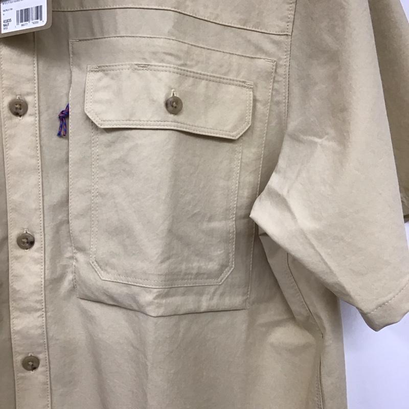 パタゴニア patagonia シャツ、ブラウス 半袖 半袖シャツ 無地シャツ ポケットシャツ M 無地 ベージュ / ベージュ / beige メンズ USED 古着 中古 10159496