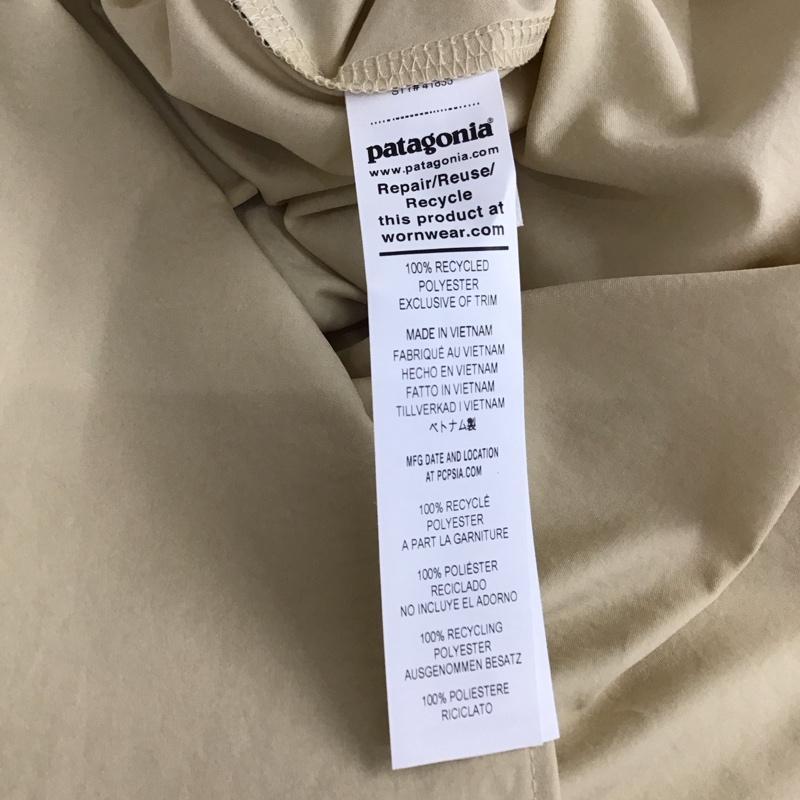 パタゴニア patagonia シャツ、ブラウス 半袖 半袖シャツ 無地シャツ ポケットシャツ M 無地 ベージュ / ベージュ / beige メンズ USED 古着 中古 10159496
