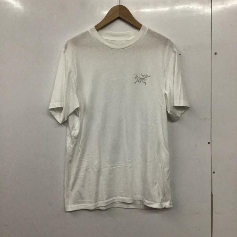 アークテリクス ARC TERYX Tシャツ 半袖 半袖カットソー プリントTシャツ クルーネックカットソー S ロゴ、文字 白 / ホワイト / white メンズ USED 古着 中古 10159498