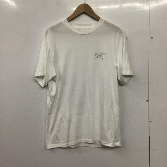 アークテリクス ARC TERYX Tシャツ 半袖 半袖カットソー プリントTシャツ クルーネックカットソー S ロゴ、文字 白 / ホワイト / white メンズ USED 古着 中古 10159498
