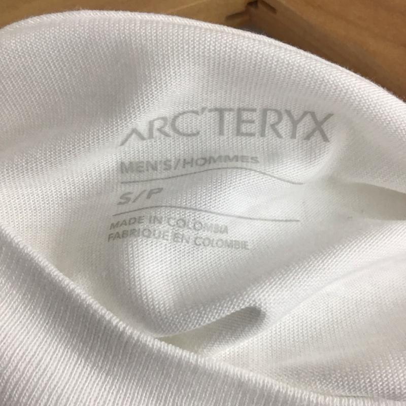 アークテリクス ARC TERYX Tシャツ 半袖 半袖カットソー プリントTシャツ クルーネックカットソー S ロゴ、文字 白 / ホワイト / white メンズ USED 古着 中古 10159498