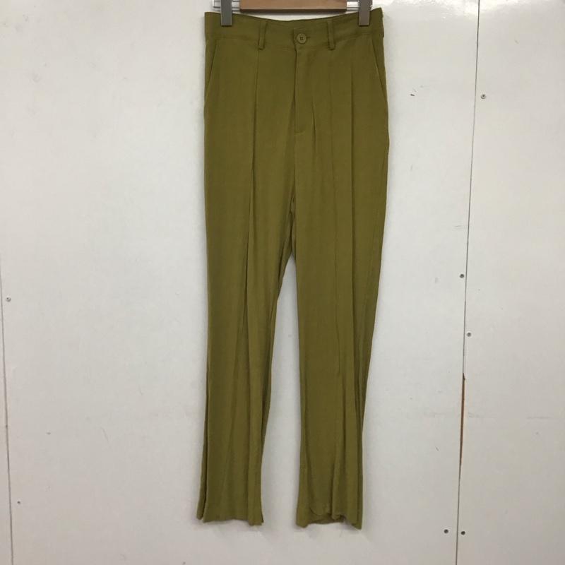 ジーナシス JEANASIS ボトムス ボトムス JS050563MC ジャガードバックスリットフレアパンツ M 無地 マルチカラー / マルチカラー / multicolor レディース USED 古着 中古 10159504