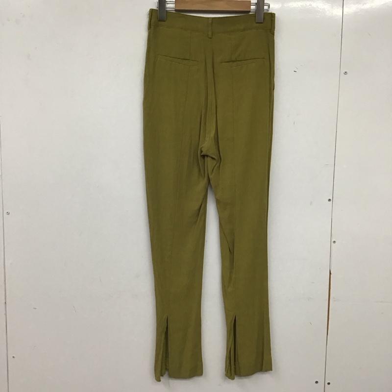 ジーナシス JEANASIS ボトムス ボトムス JS050563MC ジャガードバックスリットフレアパンツ M 無地 マルチカラー / マルチカラー / multicolor レディース USED 古着 中古 10159504