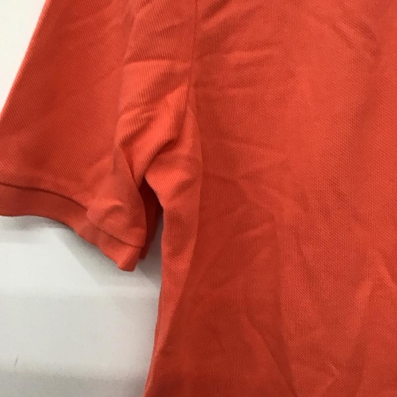 ナイキ NIKE ポロシャツ 半袖 半袖ポロシャツ カラーシャツ 半袖カットソー M ロゴ、文字 橙 / オレンジ / orange メンズ USED 古着 中古 10159505