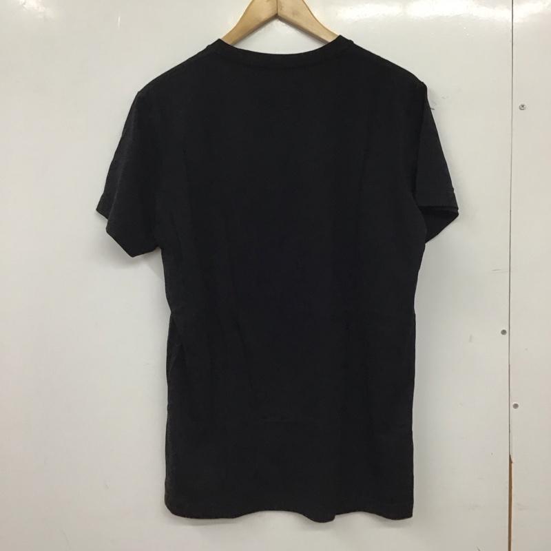ディーゼル DIESEL Tシャツ 半袖 半袖カットソー プリントTシャツ クルーネックカットソー L ロゴ、文字 黒 / ブラック / black メンズ USED 古着 中古 10159506