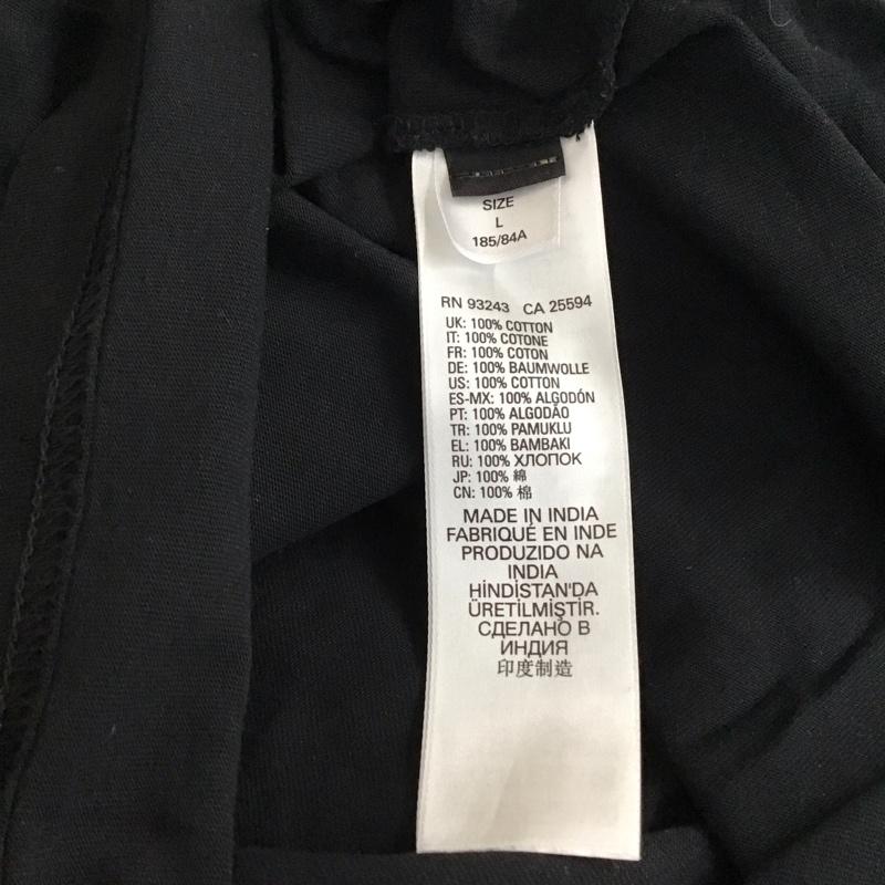 ディーゼル DIESEL Tシャツ 半袖 半袖カットソー プリントTシャツ クルーネックカットソー L ロゴ、文字 黒 / ブラック / black メンズ USED 古着 中古 10159506
