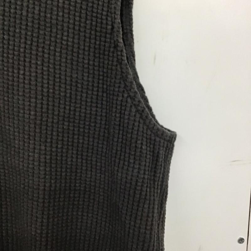 ジャックマン Jackman ベスト ベスト プルオーバーベスト ノースリーブカットソー XL 無地 ダークグレー / ダークグレー / メンズ USED 古着 中古 10159507