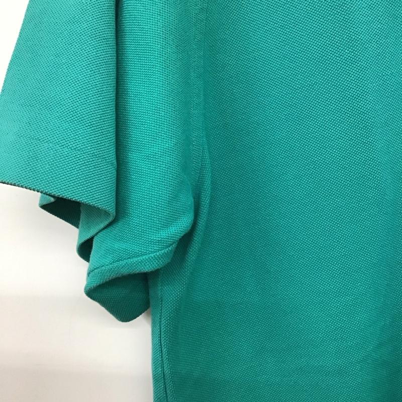 ラルフローレン RALPHLAUREN ポロシャツ 半袖 半袖ポロシャツ カラーシャツ 半袖カットソー M ロゴ、文字 緑 / グリーン / green メンズ USED 古着 中古 10159508