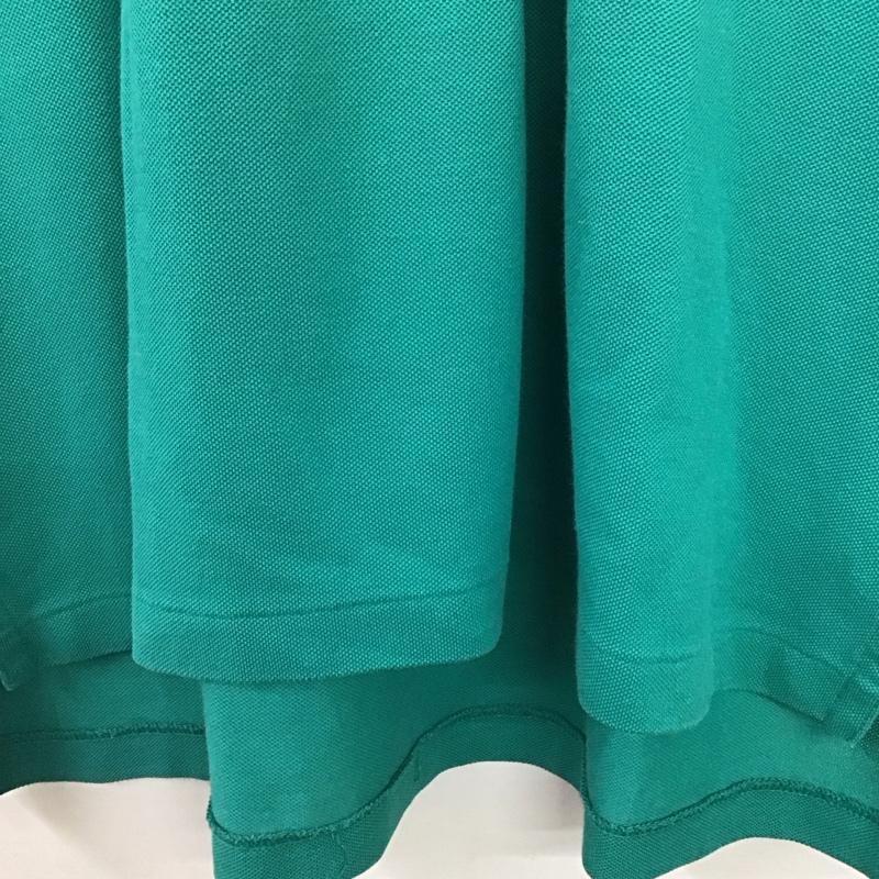 ラルフローレン RALPHLAUREN ポロシャツ 半袖 半袖ポロシャツ カラーシャツ 半袖カットソー M ロゴ、文字 緑 / グリーン / green メンズ USED 古着 中古 10159508