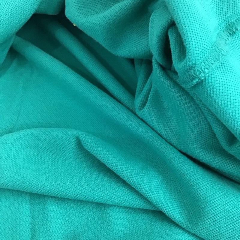 ラルフローレン RALPHLAUREN ポロシャツ 半袖 半袖ポロシャツ カラーシャツ 半袖カットソー M ロゴ、文字 緑 / グリーン / green メンズ USED 古着 中古 10159508