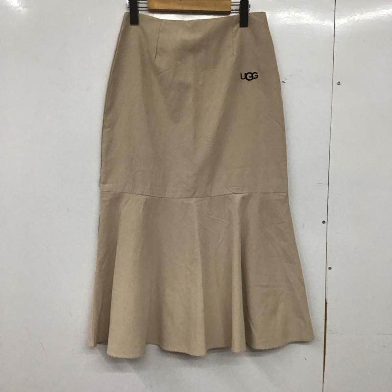 アグ UGG スカート ロングスカート 21AW-UGSK01 マーメイド ロングスカート L ロゴ、文字 ベージュ / ベージュ / beige レディース USED 古着 中古 10159509