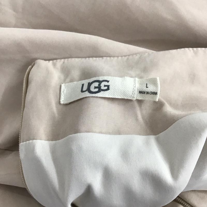 アグ UGG スカート ロングスカート 21AW-UGSK01 マーメイド ロングスカート L ロゴ、文字 ベージュ / ベージュ / beige レディース USED 古着 中古 10159509