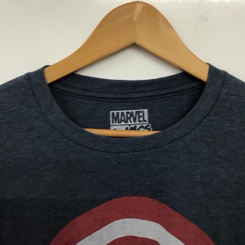 マーベル MARVEL Tシャツ 半袖 半袖カットソー プリントTシャツ クルーネックカットソー L プリント 紺 / ネイビー / navy メンズ USED 古着 中古 10159510