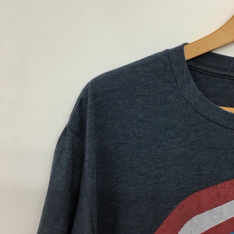 マーベル MARVEL Tシャツ 半袖 半袖カットソー プリントTシャツ クルーネックカットソー L プリント 紺 / ネイビー / navy メンズ USED 古着 中古 10159510