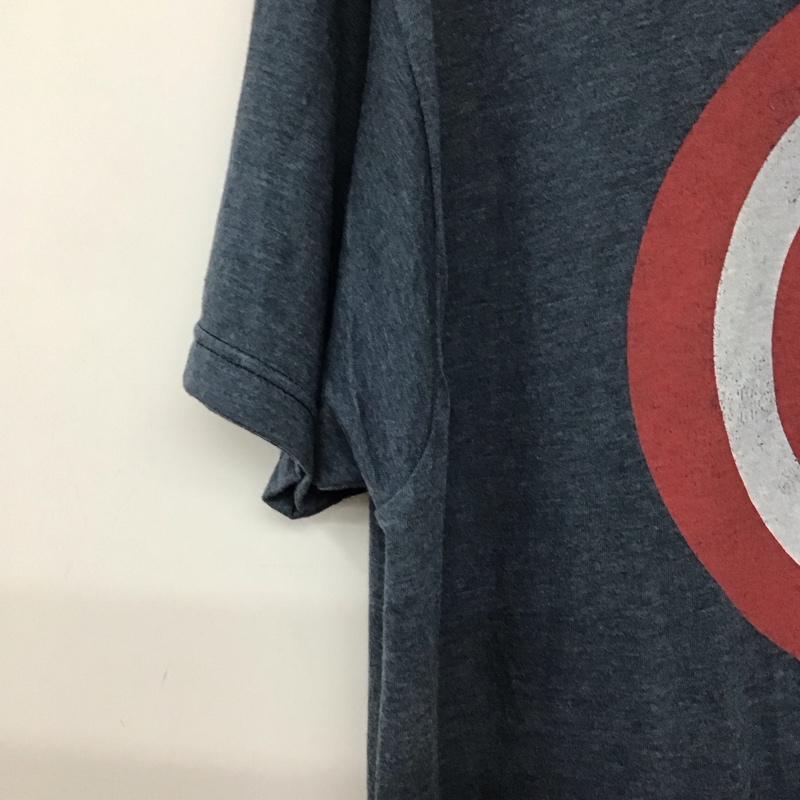 マーベル MARVEL Tシャツ 半袖 半袖カットソー プリントTシャツ クルーネックカットソー L プリント 紺 / ネイビー / navy メンズ USED 古着 中古 10159510