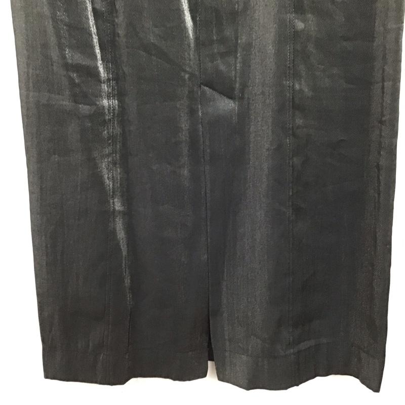 ジーナシス JEANASIS スカート ロングスカート JS050790CF シャイニーフラップナロースカート M 無地 黒 / ブラック / black レディース USED 古着 中古 10159511