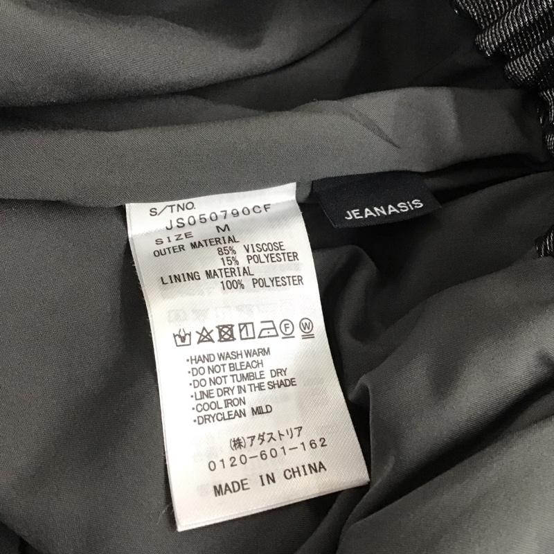 ジーナシス JEANASIS スカート ロングスカート JS050790CF シャイニーフラップナロースカート M 無地 黒 / ブラック / black レディース USED 古着 中古 10159511