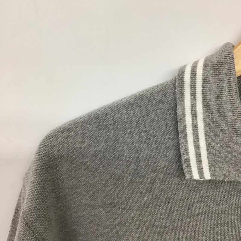 ギャップ GAP ポロシャツ 半袖 半袖ポロシャツ カラーシャツ 半袖カットソー L ロゴ、文字 灰 / グレー / gray メンズ USED 古着 中古 10159512