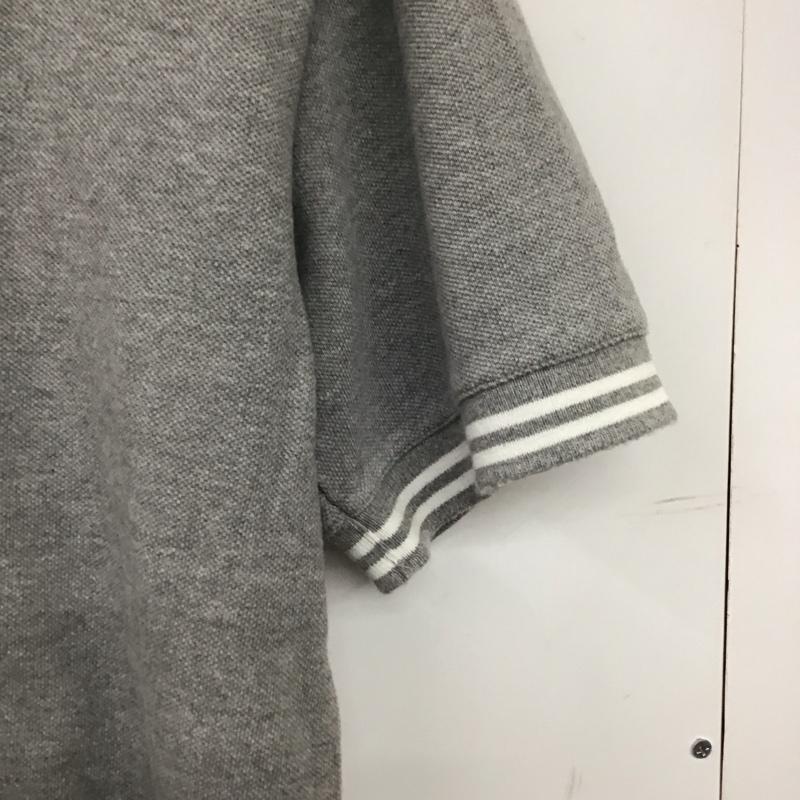 ギャップ GAP ポロシャツ 半袖 半袖ポロシャツ カラーシャツ 半袖カットソー L ロゴ、文字 灰 / グレー / gray メンズ USED 古着 中古 10159512