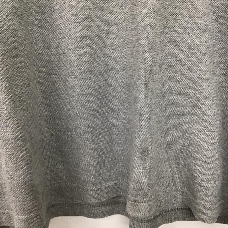 ギャップ GAP ポロシャツ 半袖 半袖ポロシャツ カラーシャツ 半袖カットソー L ロゴ、文字 灰 / グレー / gray メンズ USED 古着 中古 10159512