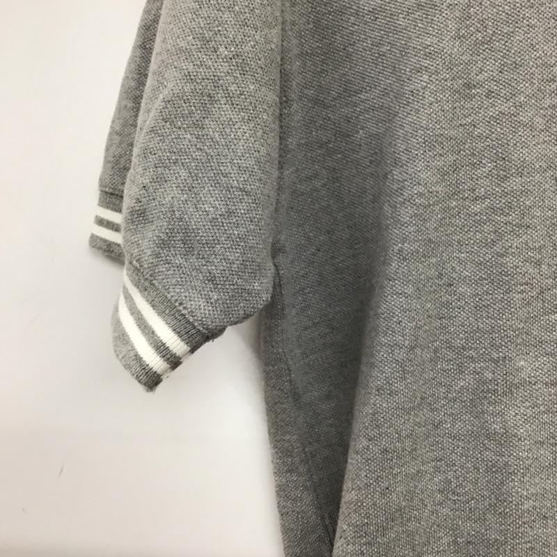 ギャップ GAP ポロシャツ 半袖 半袖ポロシャツ カラーシャツ 半袖カットソー L ロゴ、文字 灰 / グレー / gray メンズ USED 古着 中古 10159512