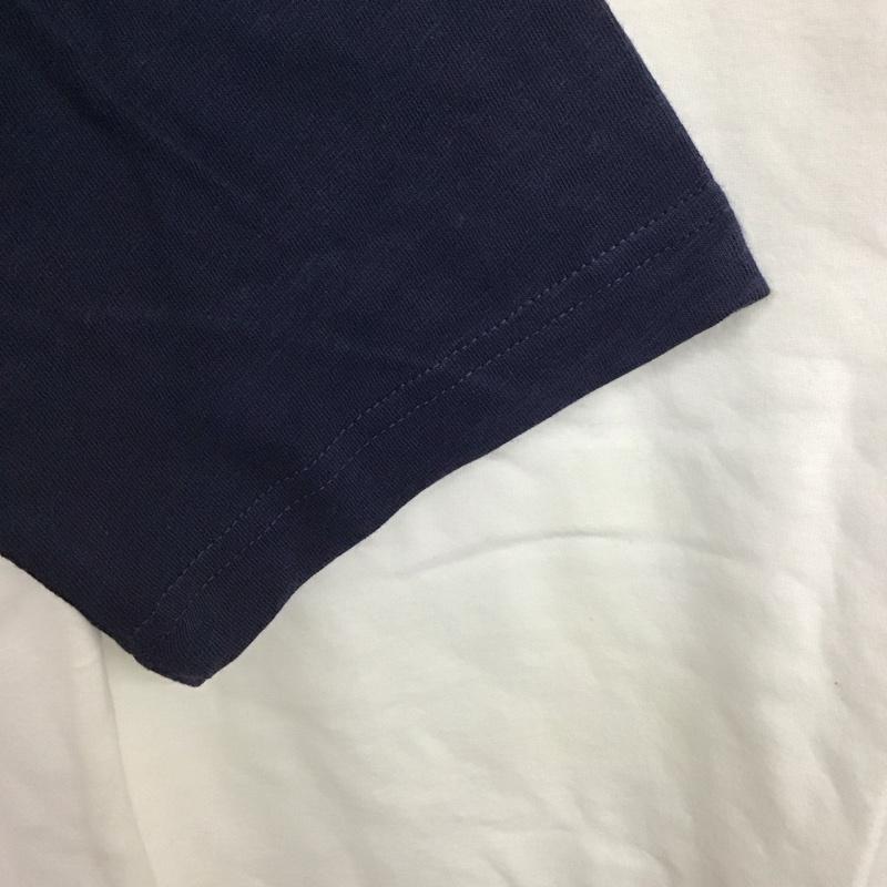 エルエルビーン L.L.Bean カットソー 長袖 長袖カットソー 無地カットソー クルーネック XL 無地 白 / ホワイト / white X 紺 / ネイビー / navy メンズ USED 古着 中古 10159514