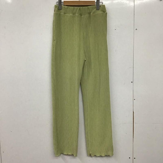 ローリーズファーム LOWRYS FARM ボトムス ボトムス LF521002CF ヨウリュウカットイージーパンツ FREE 無地 薄緑 / ライトグリーン / レディース USED 古着 中古 10159515