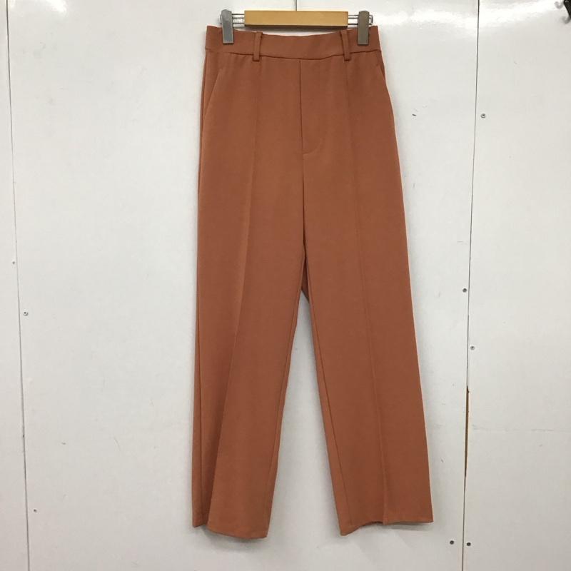 ローリーズファーム LOWRYS FARM パンツ スラックス LF522008AD ポンチピンタックイージーパンツ L 無地 橙 / オレンジ / orange レディース USED 古着 中古 10159517