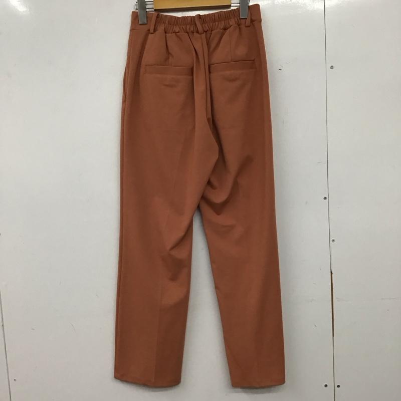 ローリーズファーム LOWRYS FARM パンツ スラックス LF522008AD ポンチピンタックイージーパンツ L 無地 橙 / オレンジ / orange レディース USED 古着 中古 10159517