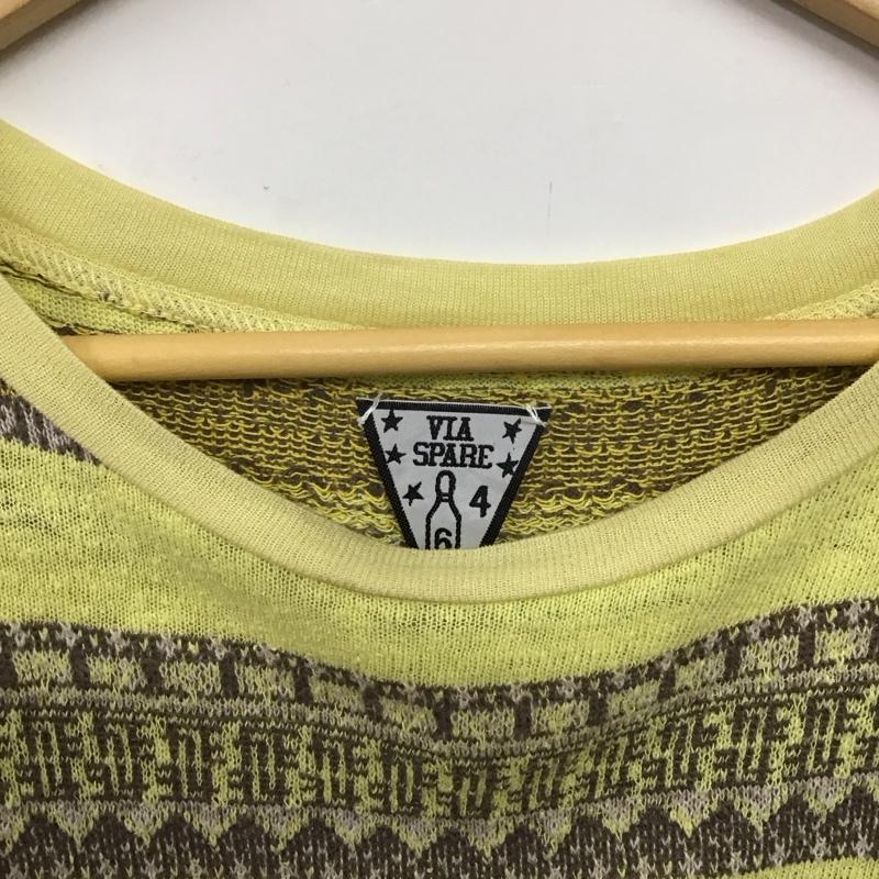 ウ゛ィアスペア VIA SPARE Tシャツ 半袖 半袖カットソー プリントTシャツ クルーネックカットソー プリント マルチカラー / マルチカラー / multicolor メンズ USED 古着 中古 10159518