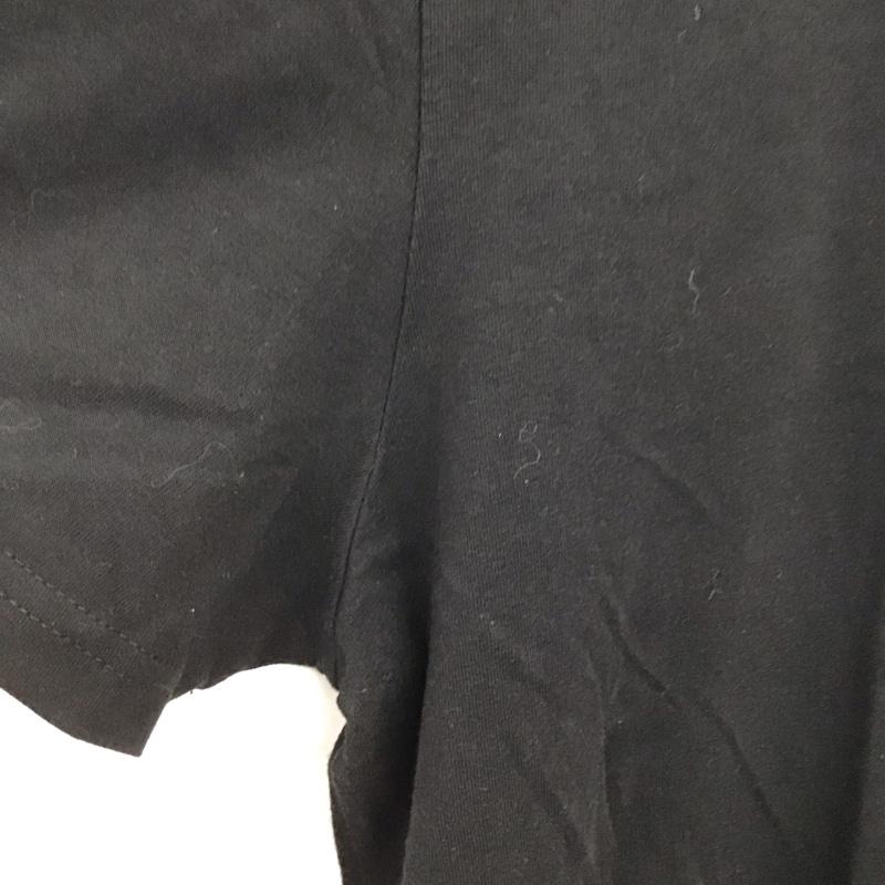 ヴェルサーチ VERSACE Tシャツ 半袖 半袖カットソー プリントTシャツ クルーネックカットソー 8 ロゴ、文字 黒 / ブラック / black メンズ USED 古着 中古 10159522