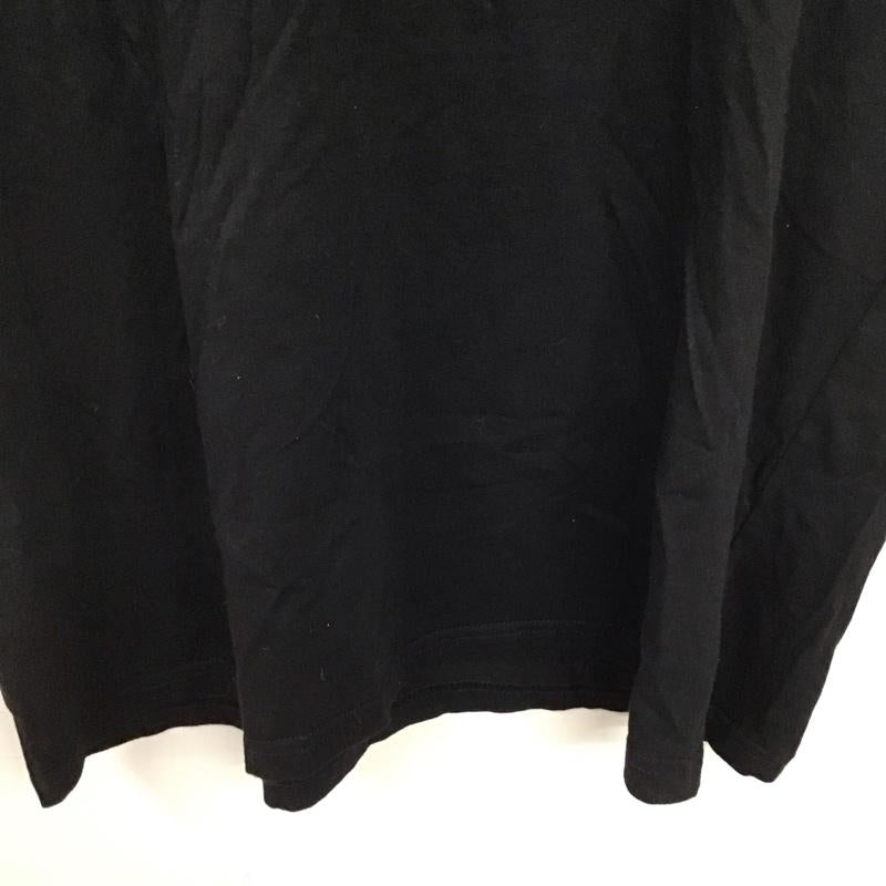 ヴェルサーチ VERSACE Tシャツ 半袖 半袖カットソー プリントTシャツ クルーネックカットソー 8 ロゴ、文字 黒 / ブラック / black メンズ USED 古着 中古 10159522