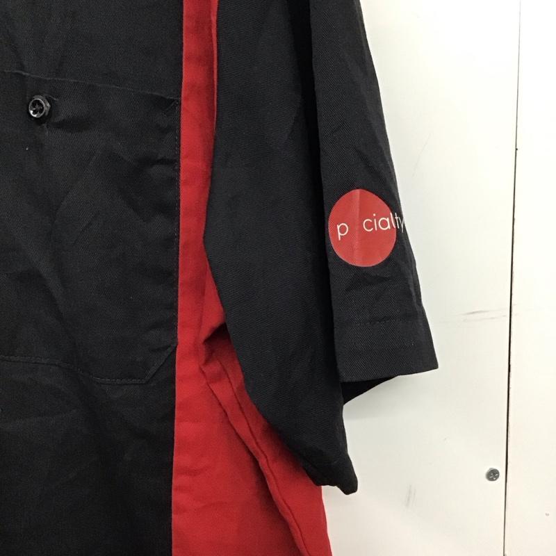 ディッキーズ Dickies シャツ、ブラウス 半袖 半袖シャツ プリントシャツ ポケットシャツ XL ロゴ、文字 赤 / レッド / red X ダークグレー / ダークグレー / メンズ USED 古着 中古 10159523