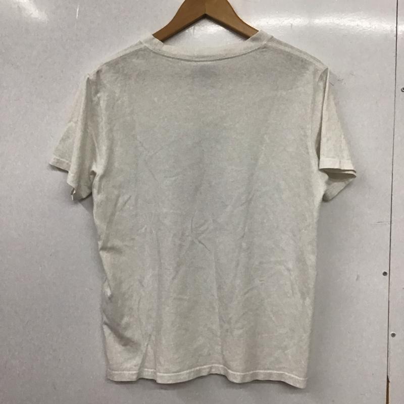 チャムス CHUMS Tシャツ 半袖 半袖カットソー プリントTシャツ クルーネックカットソー S プリント 白 / ホワイト / white メンズ USED 古着 中古 10159525