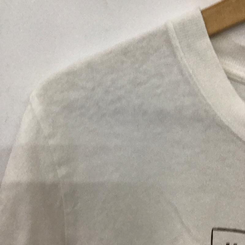 チャムス CHUMS Tシャツ 半袖 半袖カットソー プリントTシャツ クルーネックカットソー S プリント 白 / ホワイト / white メンズ USED 古着 中古 10159525