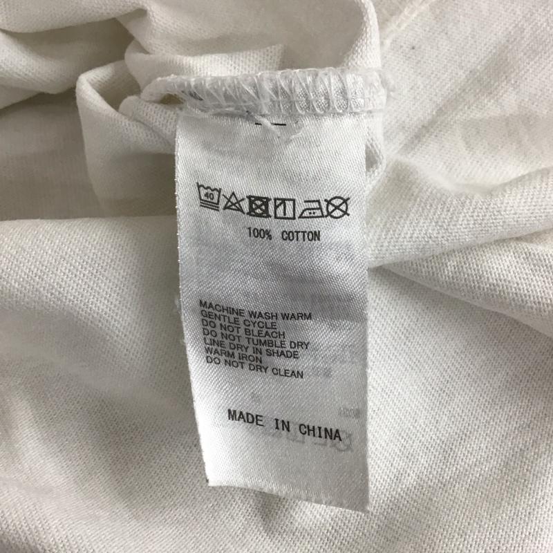 チャムス CHUMS Tシャツ 半袖 半袖カットソー プリントTシャツ クルーネックカットソー S プリント 白 / ホワイト / white メンズ USED 古着 中古 10159525