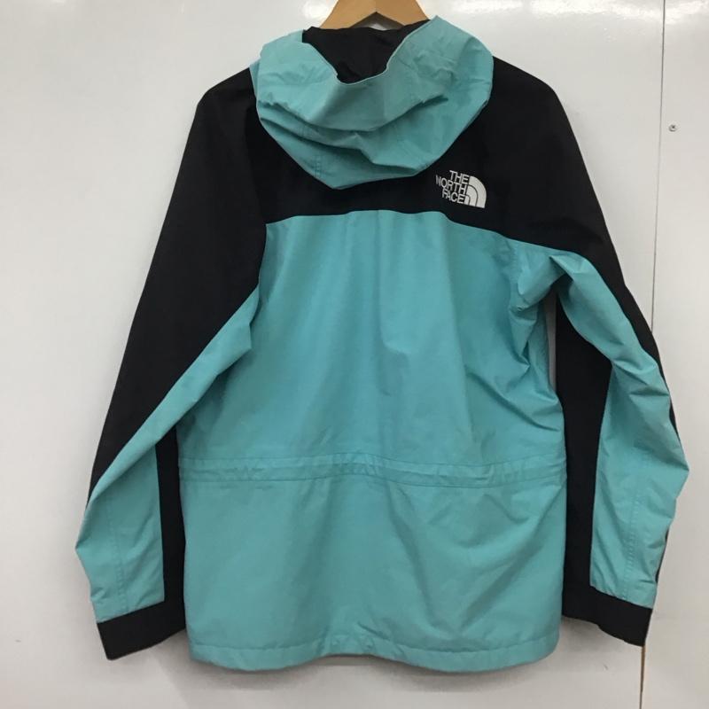 ザノースフェイス THE NORTH FACE ジャケット、上着 ジャンパー、ブルゾン np11834 マウンテンライトジャケット ジップアップジャケット L ロゴ、文字 黒 / ブラック / black X 水色 / ライトブルー / メンズ USED 古着 中古 10159527