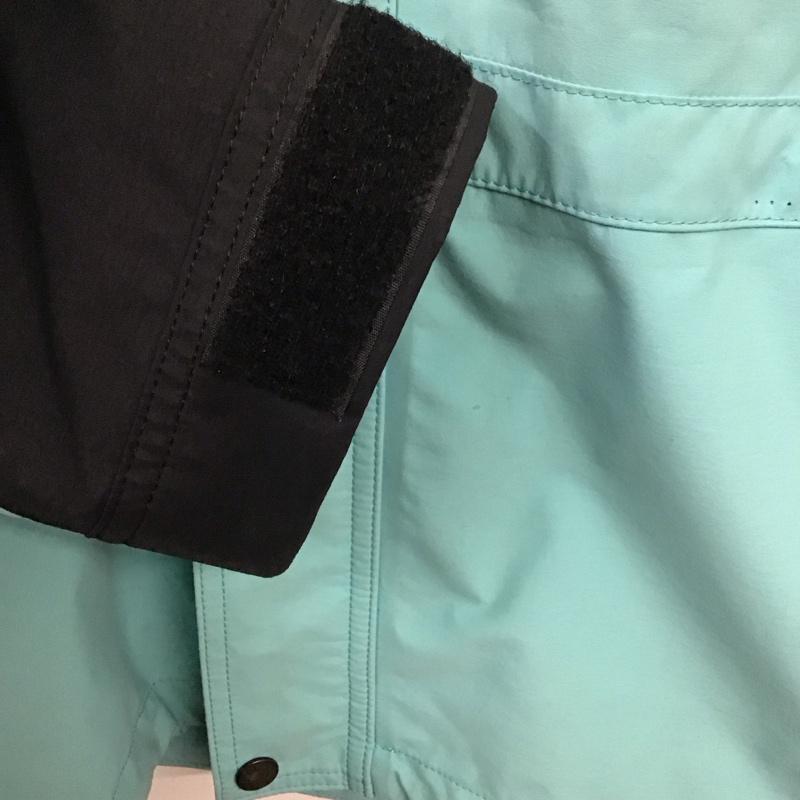 ザノースフェイス THE NORTH FACE ジャケット、上着 ジャンパー、ブルゾン np11834 マウンテンライトジャケット ジップアップジャケット L ロゴ、文字 黒 / ブラック / black X 水色 / ライトブルー / メンズ USED 古着 中古 10159527