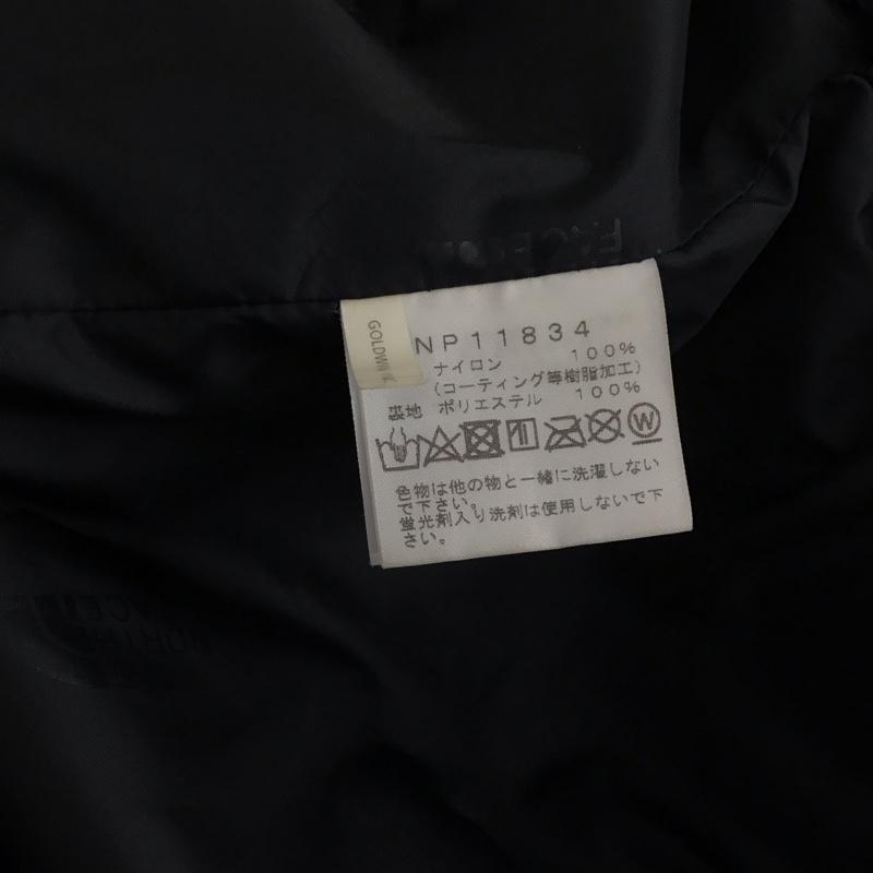 ザノースフェイス THE NORTH FACE ジャケット、上着 ジャンパー、ブルゾン np11834 マウンテンライトジャケット ジップアップジャケット L ロゴ、文字 黒 / ブラック / black X 水色 / ライトブルー / メンズ USED 古着 中古 10159527