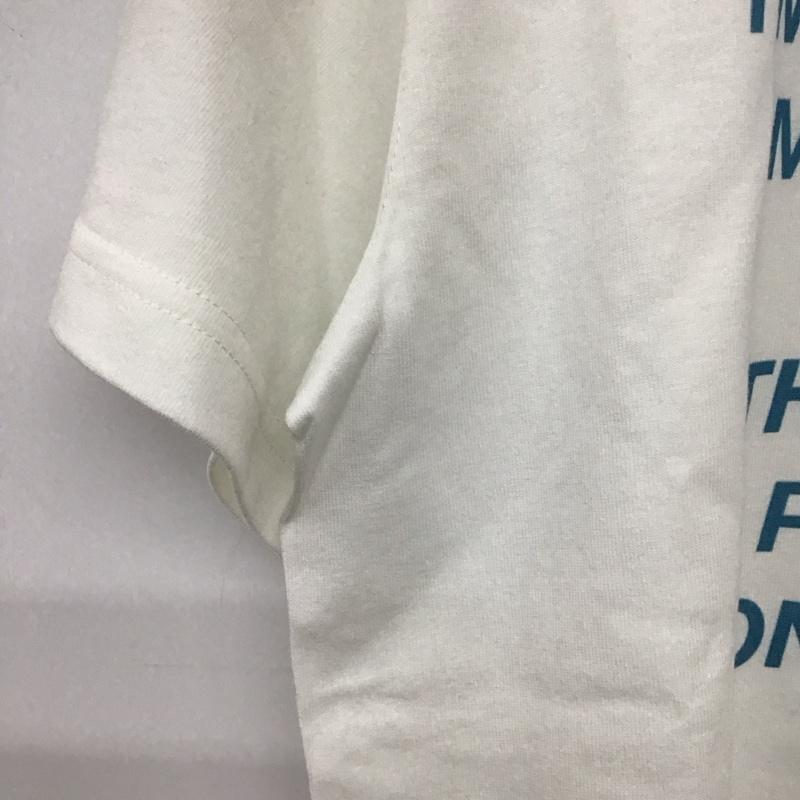 ハングボグ HUNGBOG Tシャツ 半袖 半袖カットソー プリントTシャツ クルーネックカットソー ロゴ、文字 白 / ホワイト / white メンズ USED 古着 中古 10159529