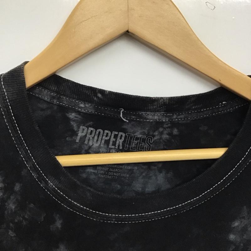 プロパーティーズ PROPERTEES Tシャツ 半袖 半袖カットソー プリントTシャツ クルーネックカットソー XL プリント ダークグレー / ダークグレー / メンズ USED 古着 中古 10159531