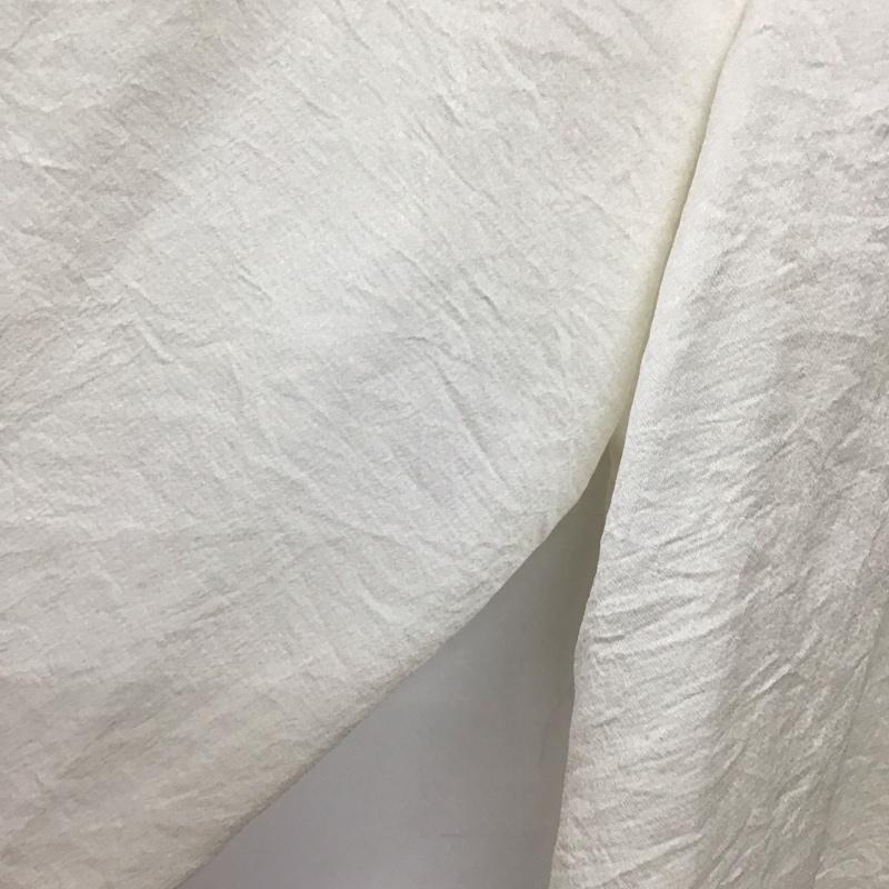 ザラ ZARA シャツ、ブラウス 長袖 2072 478 712 リボンタイ M 無地 アイボリー / アイボリー / レディース USED 古着 中古 10159532