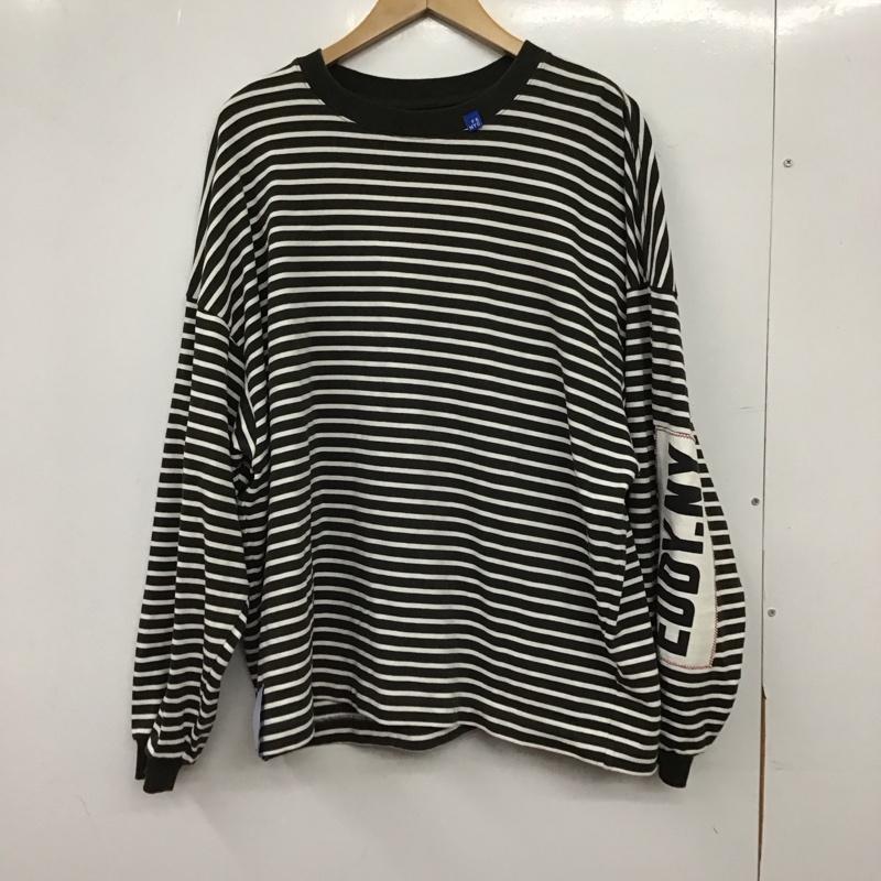 フィッシュエディ FISHS EDDY カットソー 長袖 長袖カットソー プリントカットソー クルーネック M ボーダー柄 マルチカラー / マルチカラー / multicolor メンズ USED 古着 中古 10159533