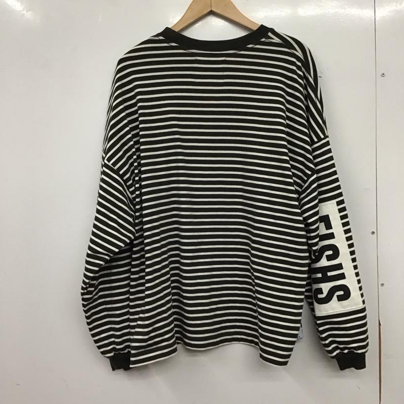 フィッシュエディ FISHS EDDY カットソー 長袖 長袖カットソー プリントカットソー クルーネック M ボーダー柄 マルチカラー / マルチカラー / multicolor メンズ USED 古着 中古 10159533