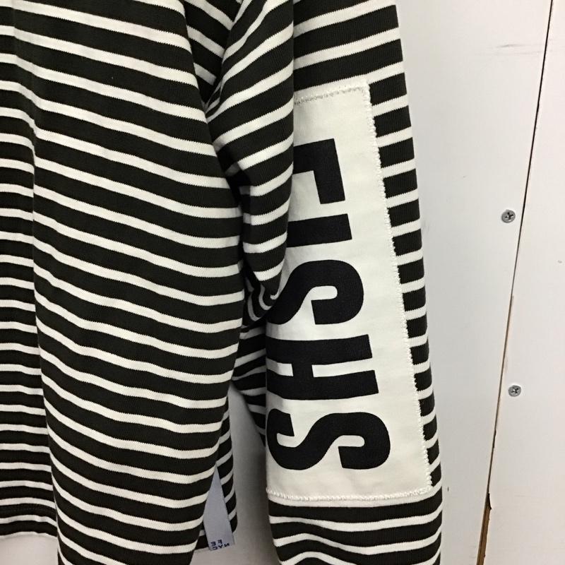 フィッシュエディ FISHS EDDY カットソー 長袖 長袖カットソー プリントカットソー クルーネック M ボーダー柄 マルチカラー / マルチカラー / multicolor メンズ USED 古着 中古 10159533